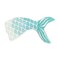 22" x 30" Mermaid Tail Indoor Kitchen, Bathroom Bedroom Decorative Rug Mat